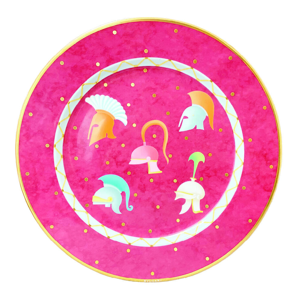 上海拍卖行2025年秋季古董珍玩拍卖会 BVLGARI & ROSENTHAL设计师定制赏盘(直径:30.6cm,0112/3000,全新,原装盒)
