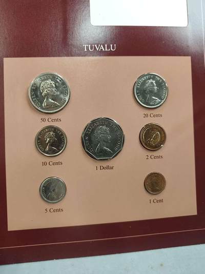 G&W世界散币，银币处理专场（第43场） - 富兰克林-图瓦卢7枚套