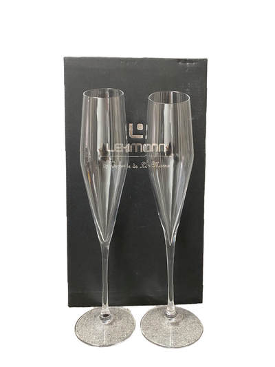 上海拍卖行2025年秋季古董珍玩拍卖会 - 德国LEHMANN(莱曼)高脚香槟杯(H:25cm,原装盒)