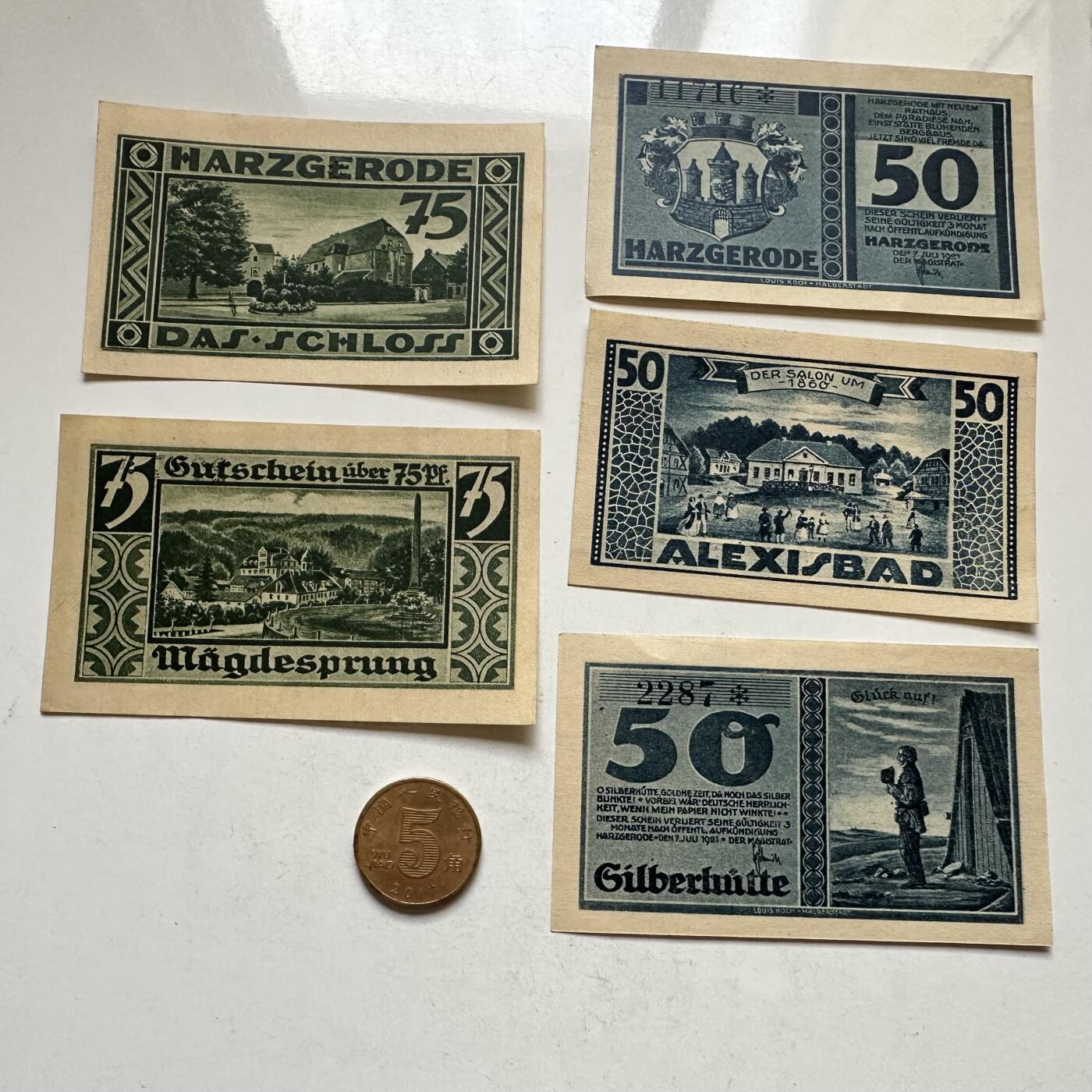 🌹外币初藏🌹🐯2026年第8场  每周二四六晚8️⃣点 接代拍 德国一战时期紧急币—2