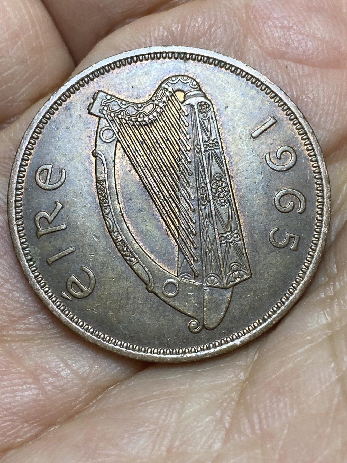 2026年第八场(总第一百七十七场）外国好品散币场(免佣金) 爱尔兰🇮🇪1965年1便士(共和国时期第一套)