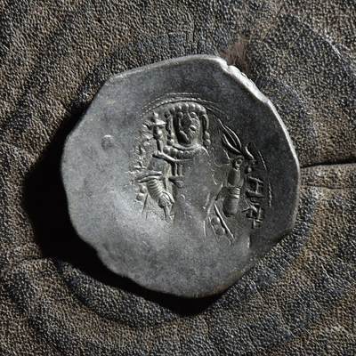 【良泉】【春节前最后一场】2月5日晚19.30点开拍！208组，本场结束后预存钱币的朋友请告知，将连同本场拍品一起邮寄，预祝诸位春节愉快！ - 【藏家出品B】拜占庭帝国 公元1185-1195年 伊萨克二世 特拉奇铜币，3.4克