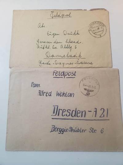 韵星假日拍卖第三十七期 -- Rimey Holidays Auction 37 - nazi德国二战时期战地军邮两封