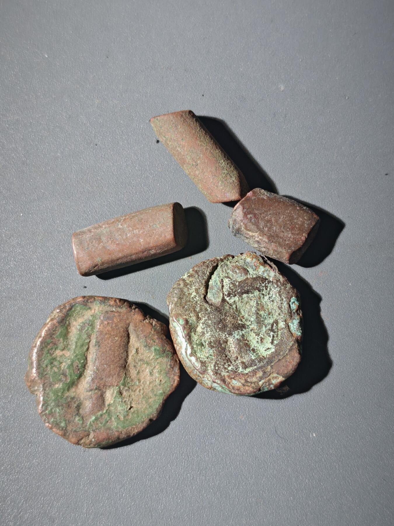 107期新疆红钱粟特钱币丝路钱币专场 B7丝路铜币一组