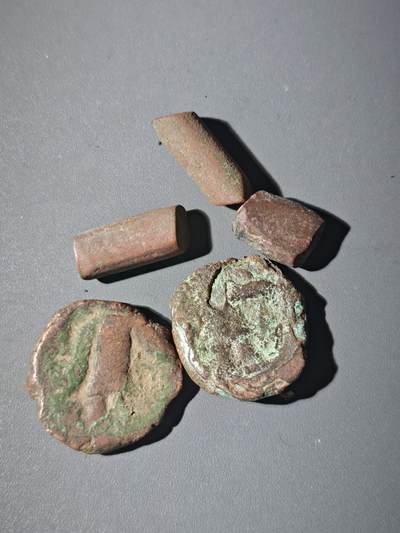 107期新疆红钱粟特钱币丝路钱币专场 - B7丝路铜币一组