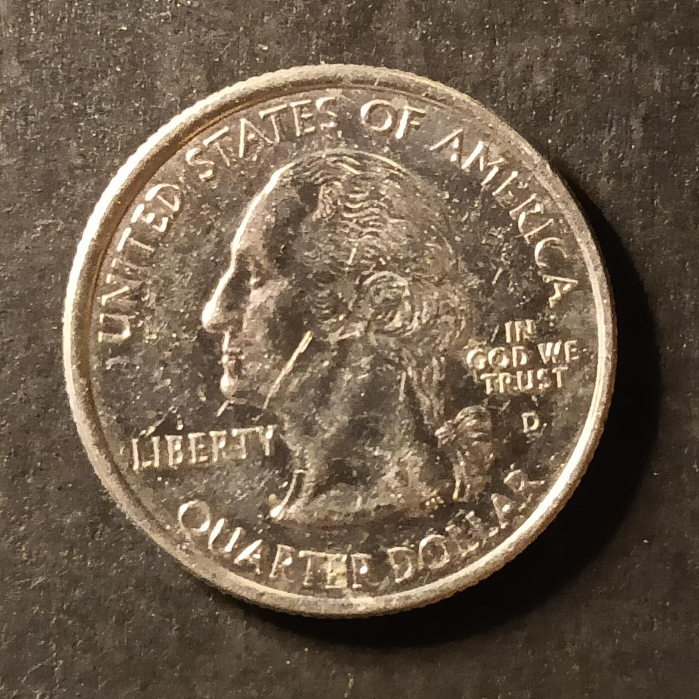 逸泉钱币2026A世界散币纸币纪念币专场A第一场 354 美国25美分50州纪念币一弗吉尼亚州