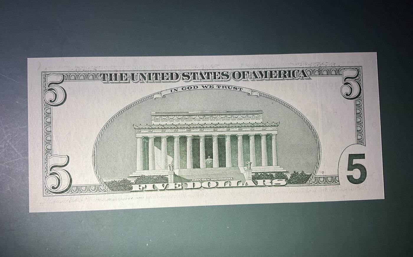 【礼羽收藏】🌏世界钱币拍卖第120期 美国1-5美元一组共21张:①06版黑白大头5美元 豹子头无4靓号②1美元倒置+圆圆捆拆挑出无3457的朦胧靓号(含双尾等20张)均绝品无斑