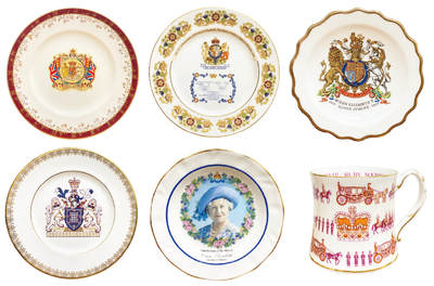 上海拍卖行2025年秋季西洋家具及装饰艺术品 - 英国皇室系列定制瓷器组合