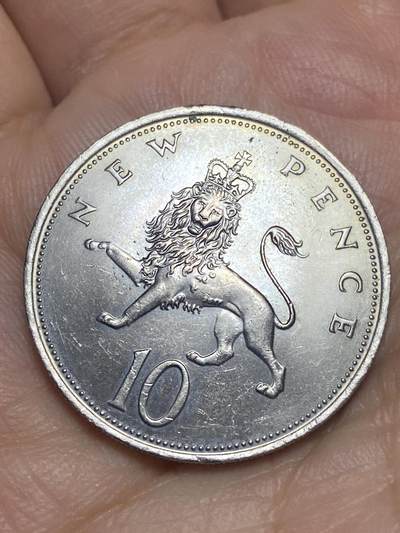 2026年第八场(总第一百七十七场）外国好品散币场(免佣金) - 英国🇬🇧1973年10新便士(伊丽莎白二世中年花冠，十进制第一版)