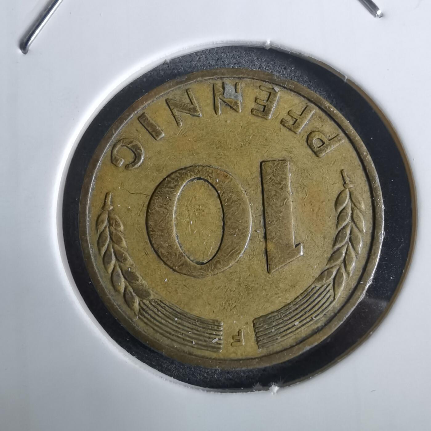 沼泽如烟--第961场 德国1949年10芬尼