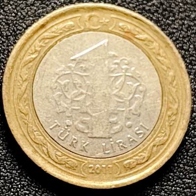 泉币菌-第170场- 精品福利场 - 土耳其1里拉双色币 凯末尔总统 26mm