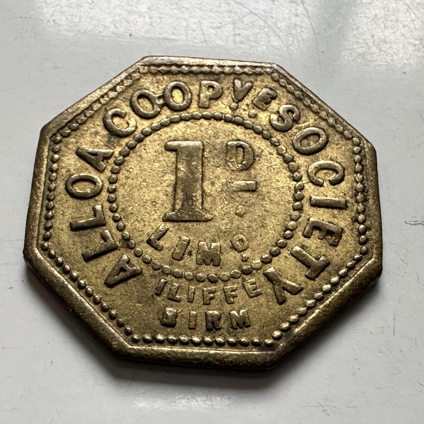 🌹外币初藏🌹🐯2026年第8场  每周二四六晚8️⃣点 接代拍 苏格兰早期一便士八角代用币 伯明翰铸造