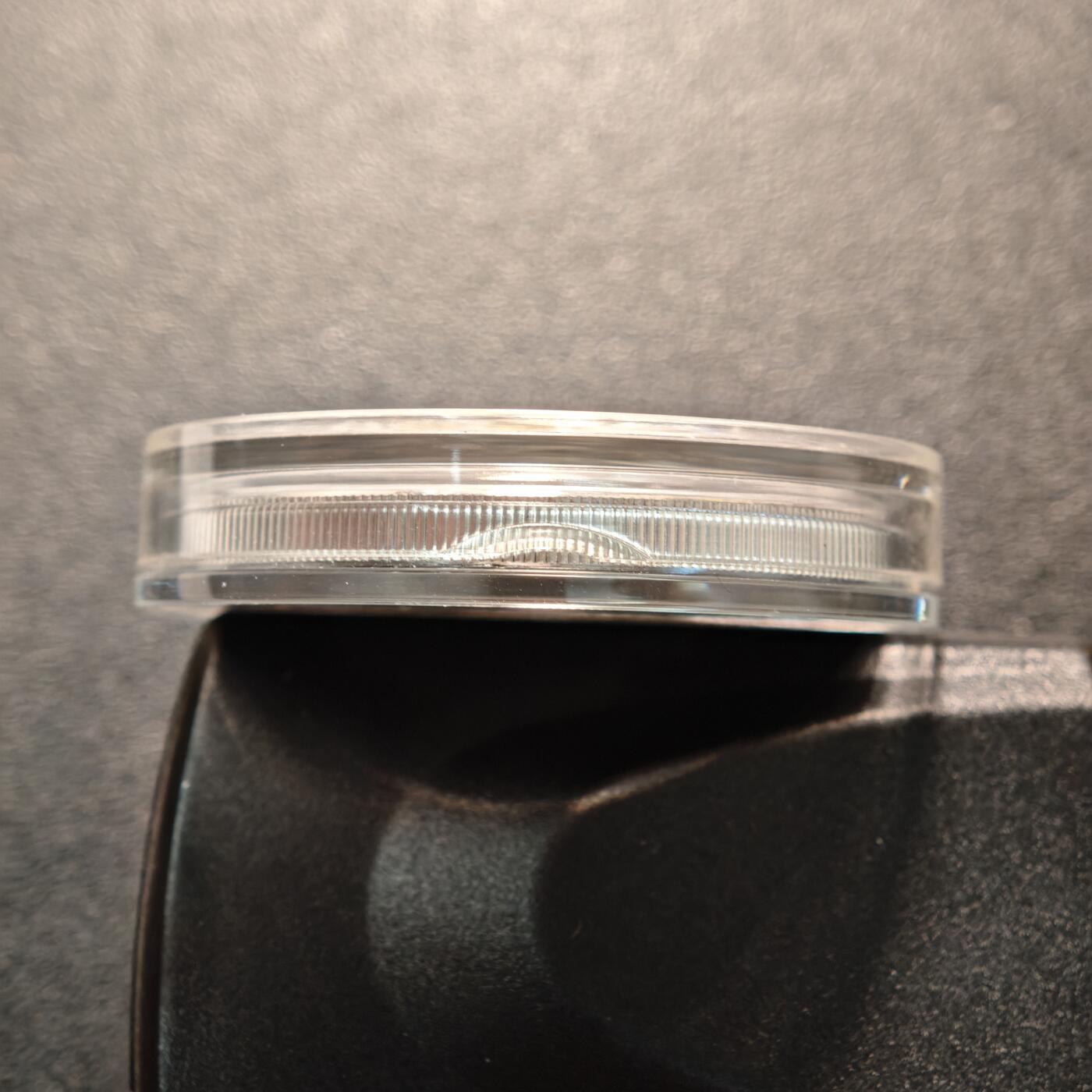 【德藏】世界币章拍卖第162期（拍品征集中~欢迎藏友联系） 2016年 库克黄蜂蜘蛛彩色高浮雕弧形纪念银币 原盒 原证书 38.61mm 1盎司 999银