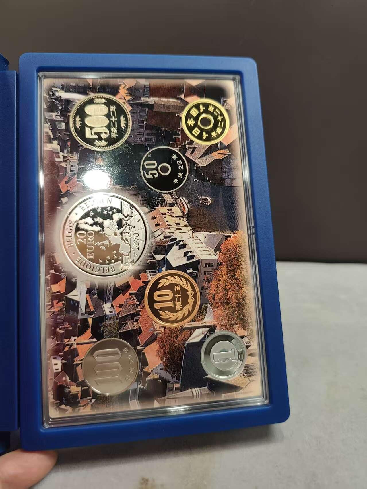 G&W世界散币，银币处理专场（第43场） 日本2010年7枚套 20欧元银币