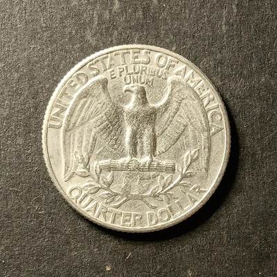 逸泉钱币2026A世界散币纸币纪念币专场A第一场 - 376 美国25美分华盛顿