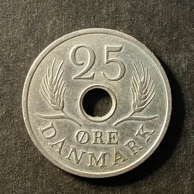 逸泉钱币2026A世界散币纸币纪念币专场A第一场 - 312 丹麦25欧尔硬币