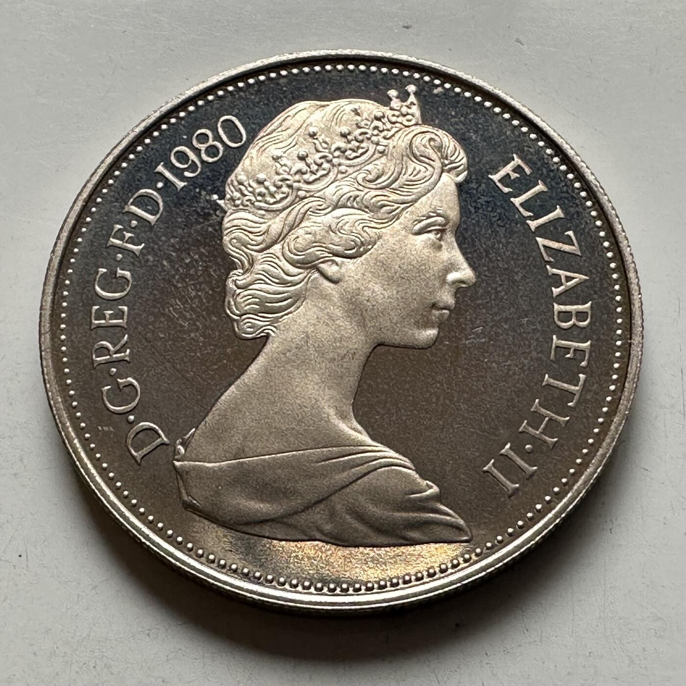 🌹外币初藏🌹🐯2026年第8场  每周二四六晚8️⃣点 接代拍 英国1980年10便士 精制币 a