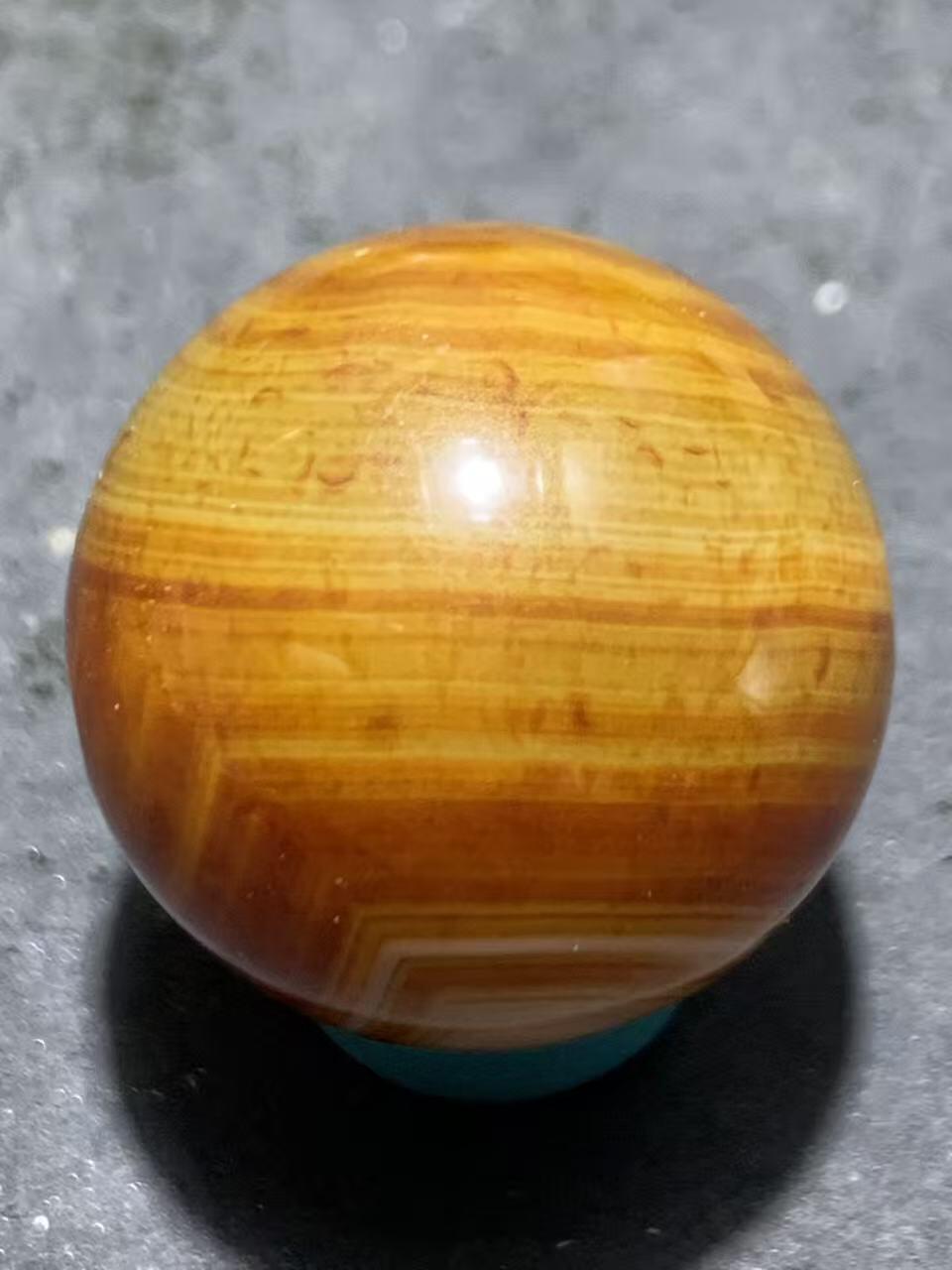 精美双天眼高玉化缠丝玛瑙2.0圆珠一颗，