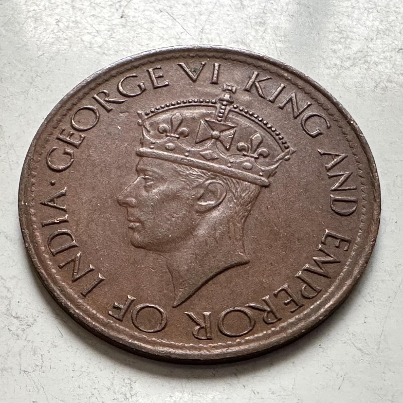 🌹外币初藏🌹🐯2026年第8场  每周二四六晚8️⃣点 接代拍 英属锡兰1945年一分