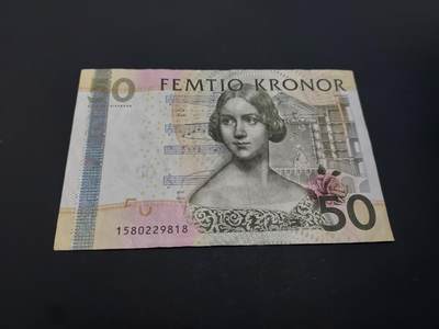 博彦收藏   1月19日 8点 钱币专场 全场包邮 - 瑞典 50克朗 流通好品