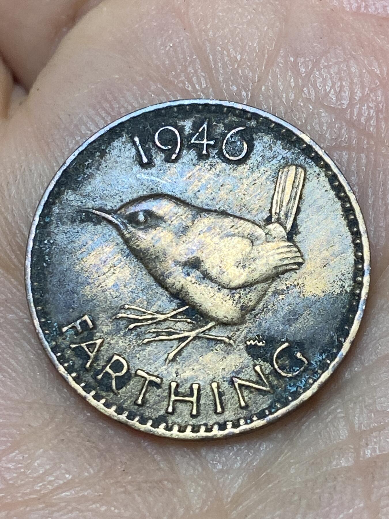 2026年第八场(总第一百七十七场）外国好品散币场(免佣金) 英国🇬🇧1946年1法新(乔治六世第一版)