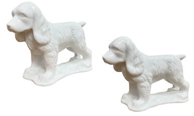 上海拍卖行2025年秋季古董珍玩拍卖会 - 日本有田烧名家野田藤山作子母爱犬摆件