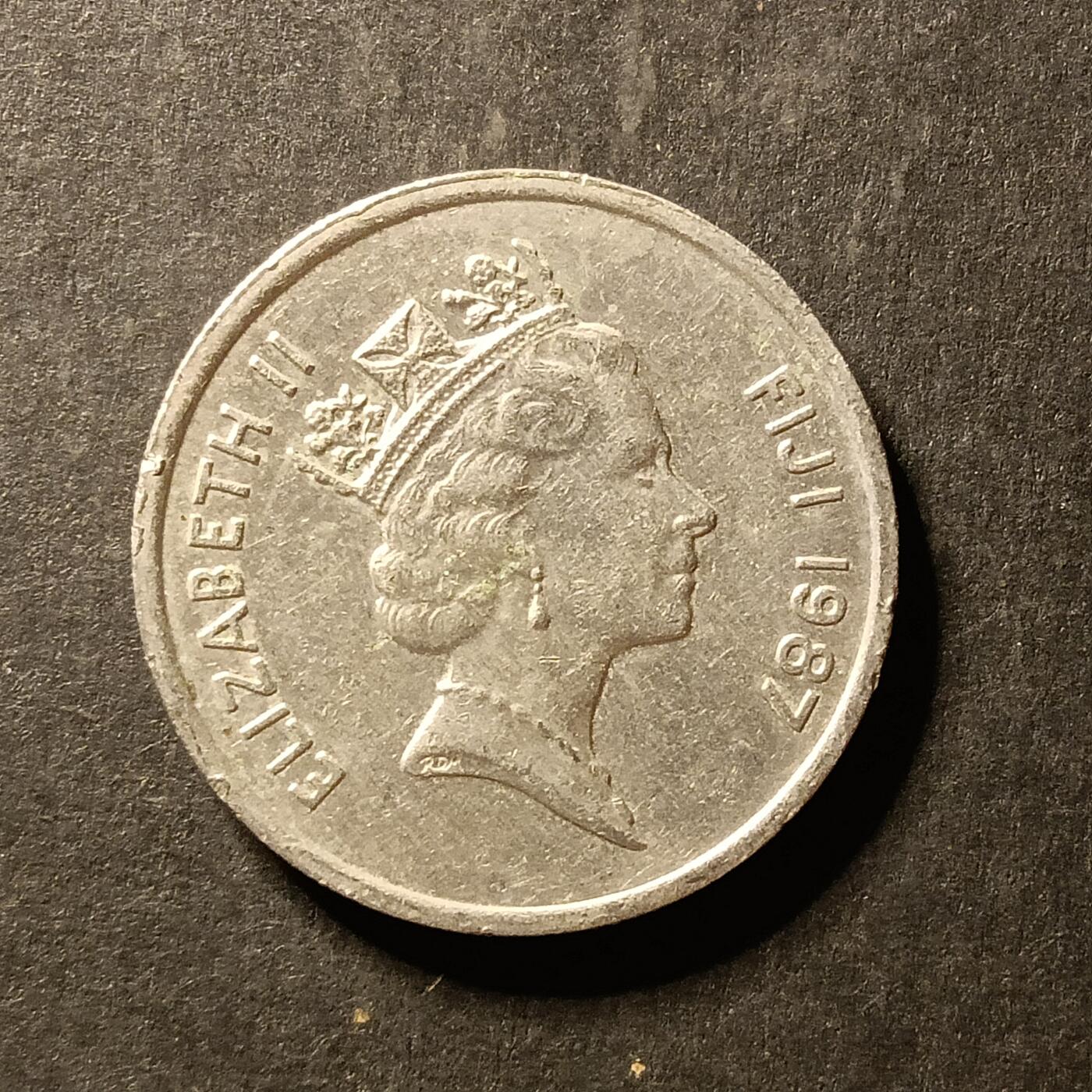 逸泉钱币2026A世界散币纸币纪念币专场A第一场 399 斐济20分硬币