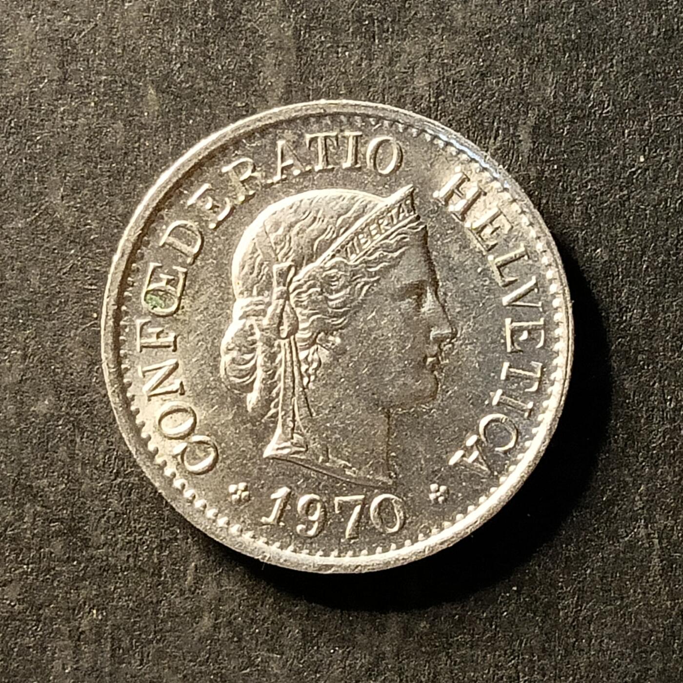 逸泉钱币2026A世界散币纸币纪念币专场A第一场 307 瑞士10分硬币