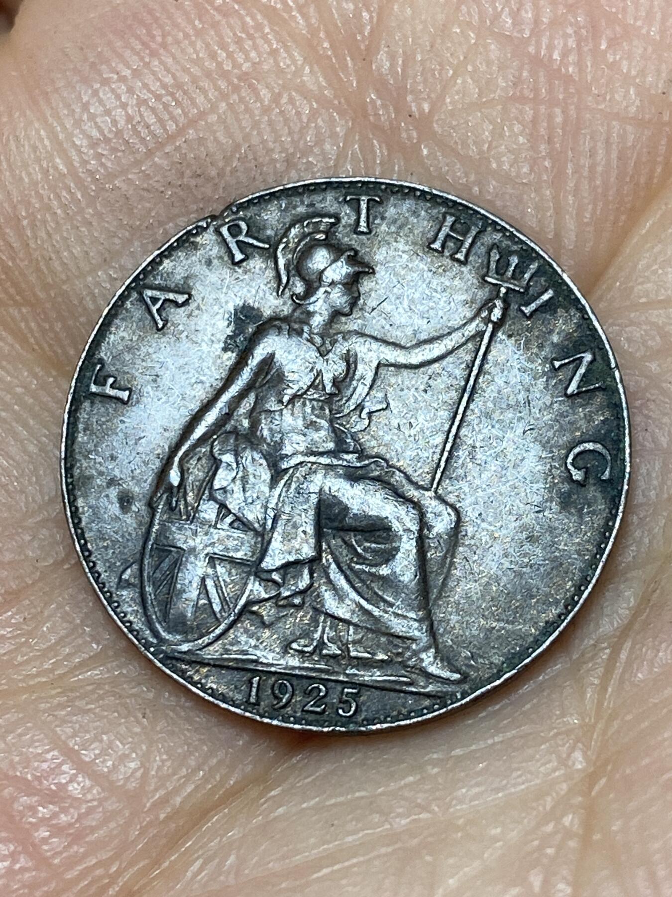 2026年第八场(总第一百七十七场）外国好品散币场(免佣金) 英国🇬🇧1925年1法新(乔治五世第二版，关门年)