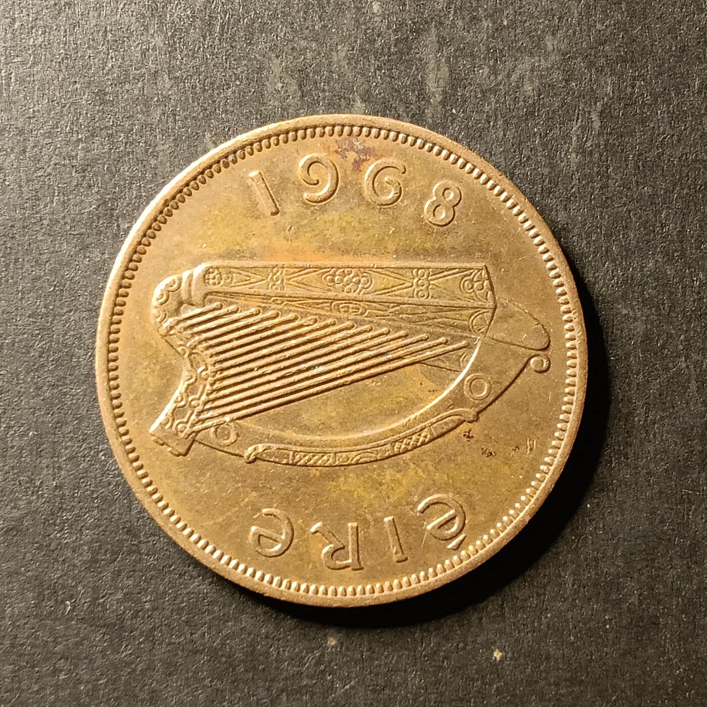 逸泉钱币2026A第世界钱币纪念币专场A第三场A401-701 445 爱尔兰母鸡一便士铜币