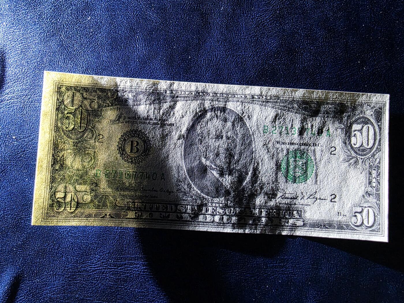 叁拾收藏第34期 美国小头1981年50美元   UNC