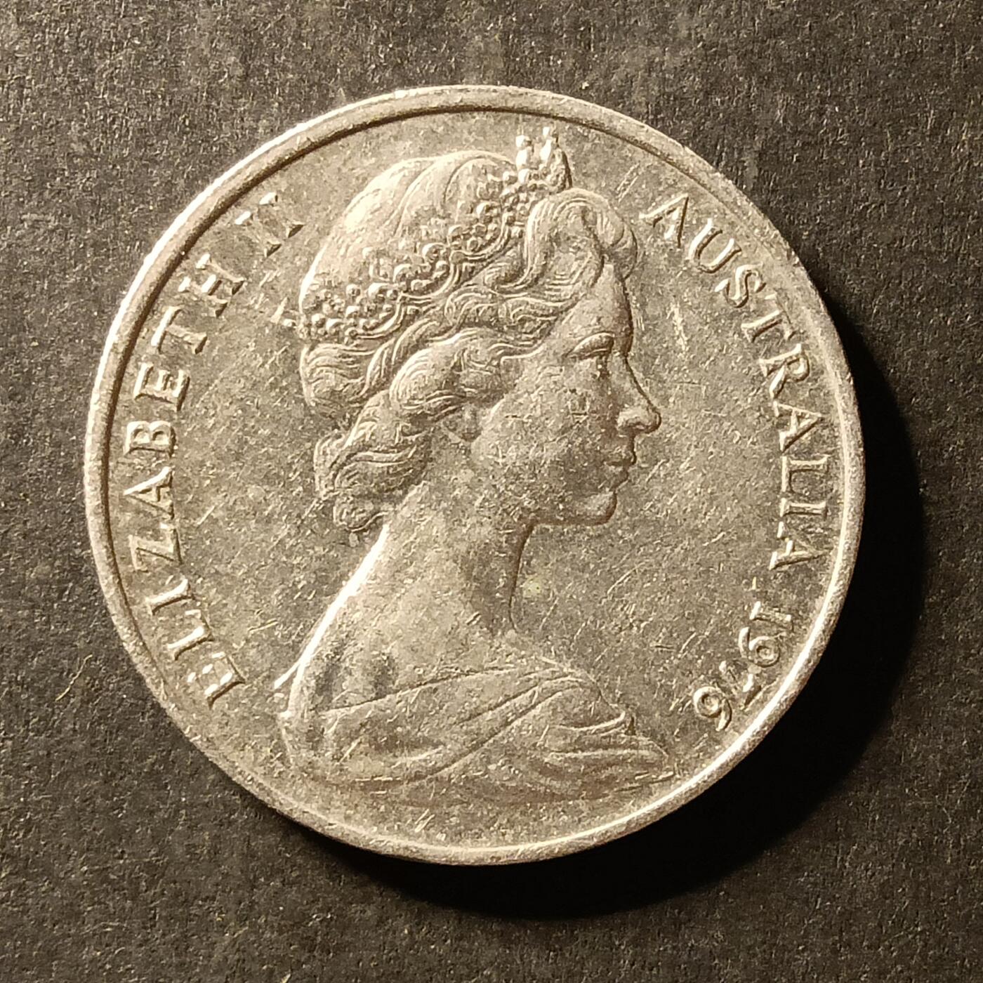 逸泉钱币2026A世界散币纸币纪念币专场A第一场 386 鸭嘴兽澳大利亚20分硬币