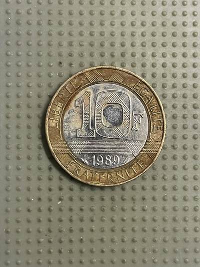 2026年第12场各国散币拍卖（总第162场）16.17两天外出，18号可以发货 - 法国1989年10法郎