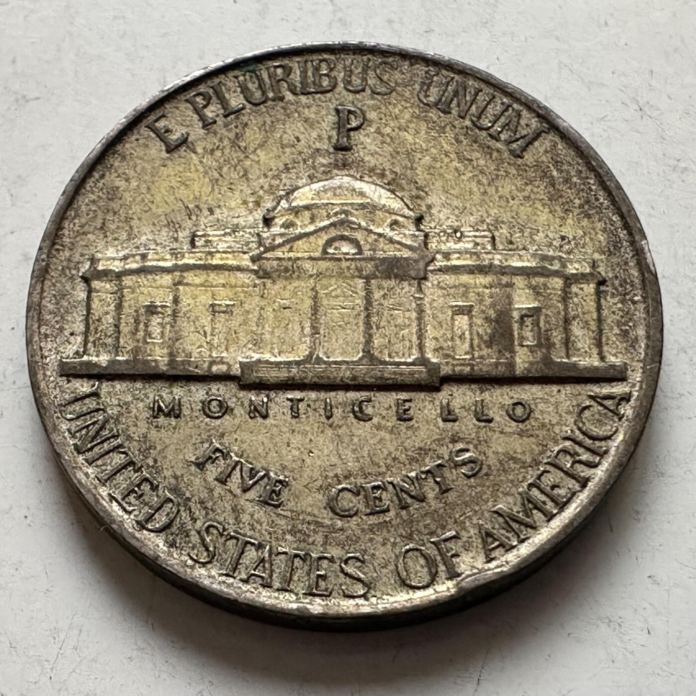 🌹外币初藏🌹🐯2026年第8场  每周二四六晚8️⃣点 接代拍 美国1943年P版五美分银币 5克35%银 a