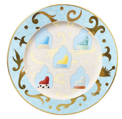 上海拍卖行2025年秋季古董珍玩拍卖会 - BVLGARI & ROSENTHAL设计师定制赏盘(直径:30.5cm,0067/3000,全新,原装盒)