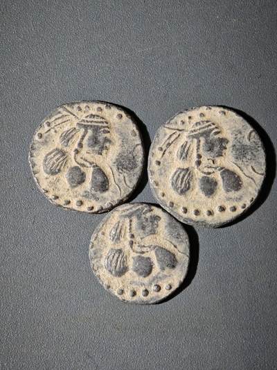 107期新疆红钱粟特钱币丝路钱币专场 - A4铅制丝路币