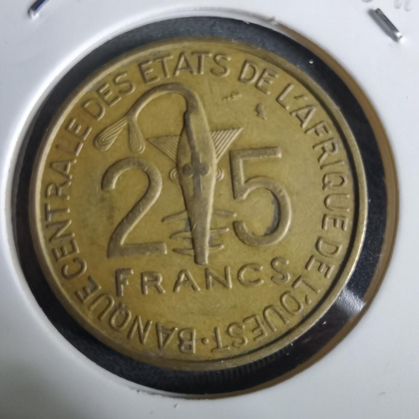 沼泽如烟--第961场 西非1970年25法郎