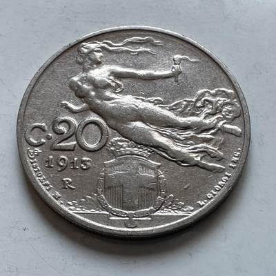 🌹外币初藏🌹🐯2026年第8场  每周二四六晚8️⃣点 接代拍 - 意大利1913年20分