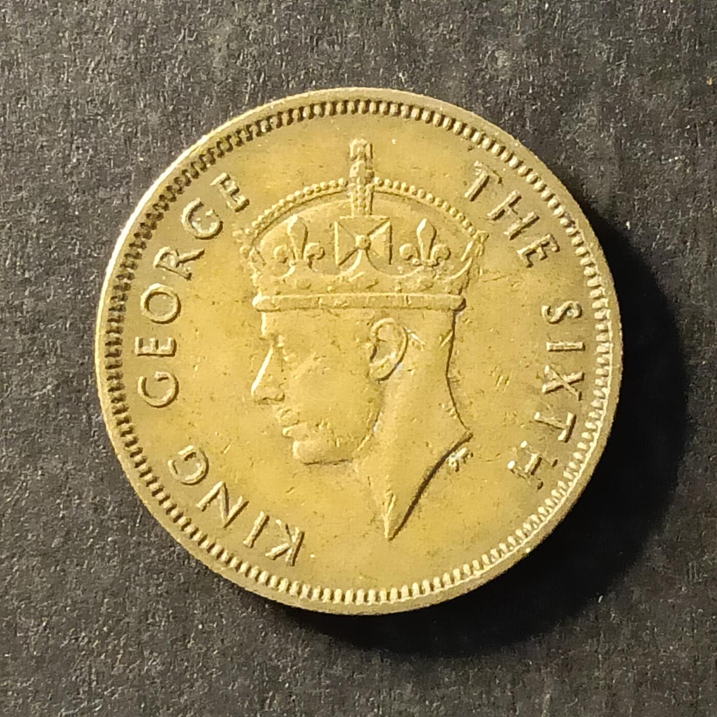 逸泉钱币2026A世界散币纸币纪念币专场A第一场 313 香港一毫硬币伊丽莎白女皇