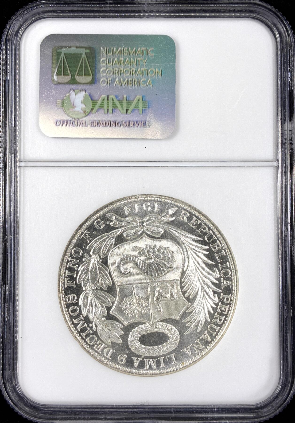 【雨安】【直播拍卖】【第0124期-评级币章】2026-01-17 周六 19:30 [评级美洲] Peru 秘鲁 1索尔 1914年 1914年  NGC-MS65