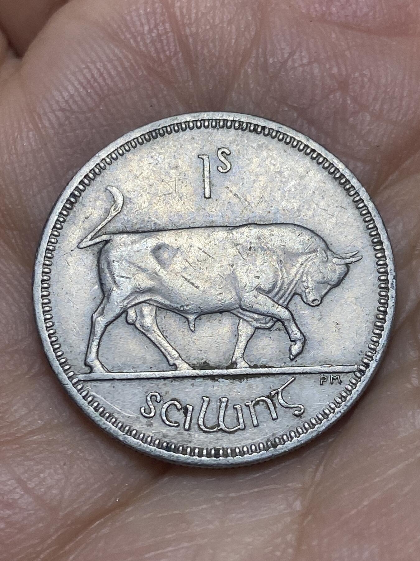 2026年第八场(总第一百七十七场）外国好品散币场(免佣金) 爱尔兰🇮🇪1964年1先令(共和国时期第一套第二版)