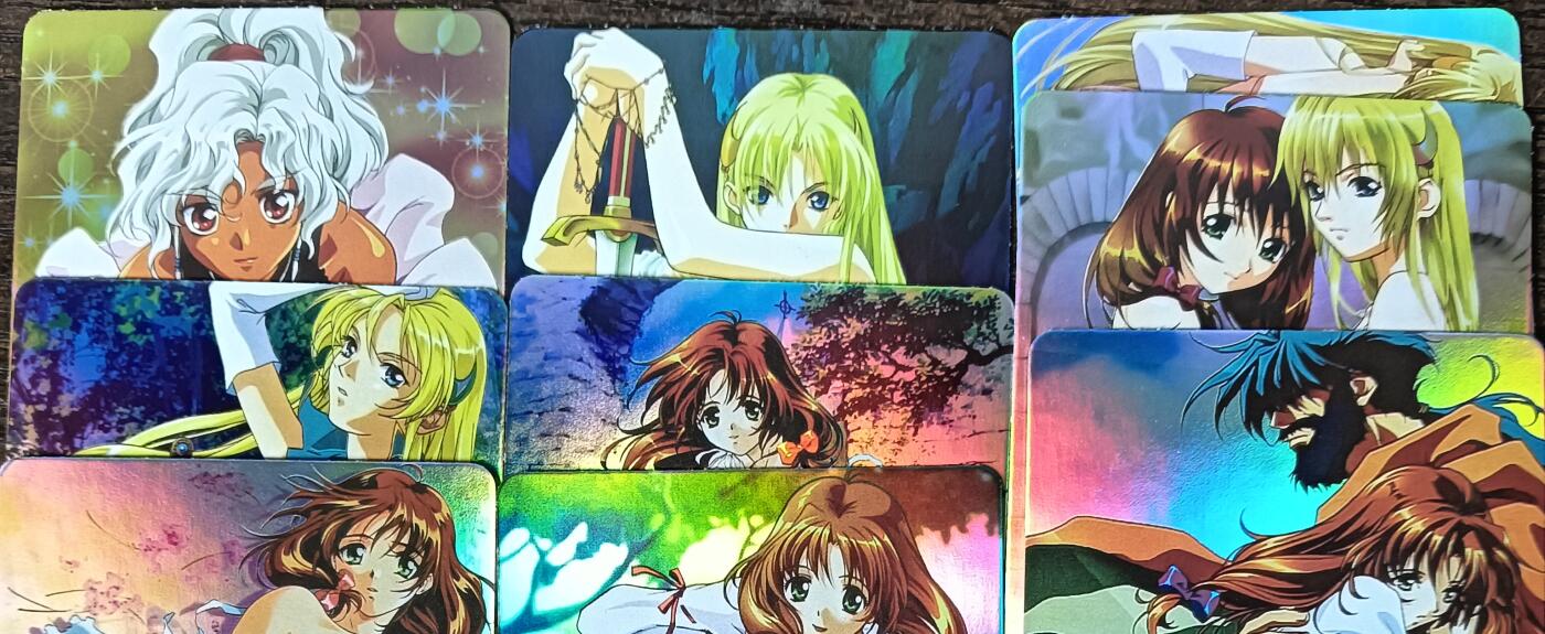 花开卡拍第61期（3月7号周六截拍，品控勿拍!!!拍品不寄存，运费5元（新疆需补运费差价或顺丰到付），自制卡难免瑕疵，可能存在轻微撞角爆边等出厂瑕疵，品控介意勿拍！） 青鸾殿旧版 艺术卡 光与影的传说套 9张彩闪