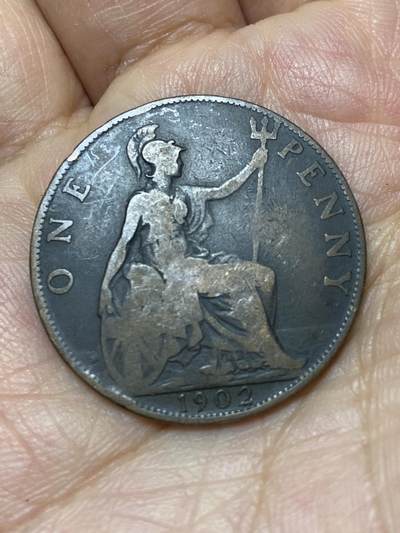 2026年第八场(总第一百七十七场）外国好品散币场(免佣金) - 英国🇬🇧1902年1便士(爱德华七世时期)