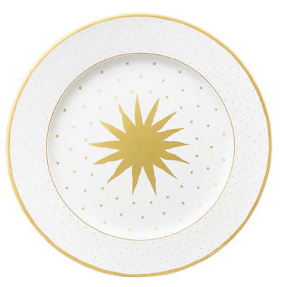 上海拍卖行2025年秋季古董珍玩拍卖会 - BVLGARI & ROSENTHAL希望之星2002年定制赏盘(直径:30.7cm,全新,原装盒)