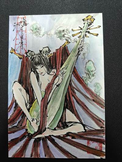 天玑星卡拍第161期《1.15周四截拍》持续收拍收评中 满赠卡需备注 - 【手绘卡】启读文化 启读手绘 沈鑫手绘 尺寸9.8*15cm