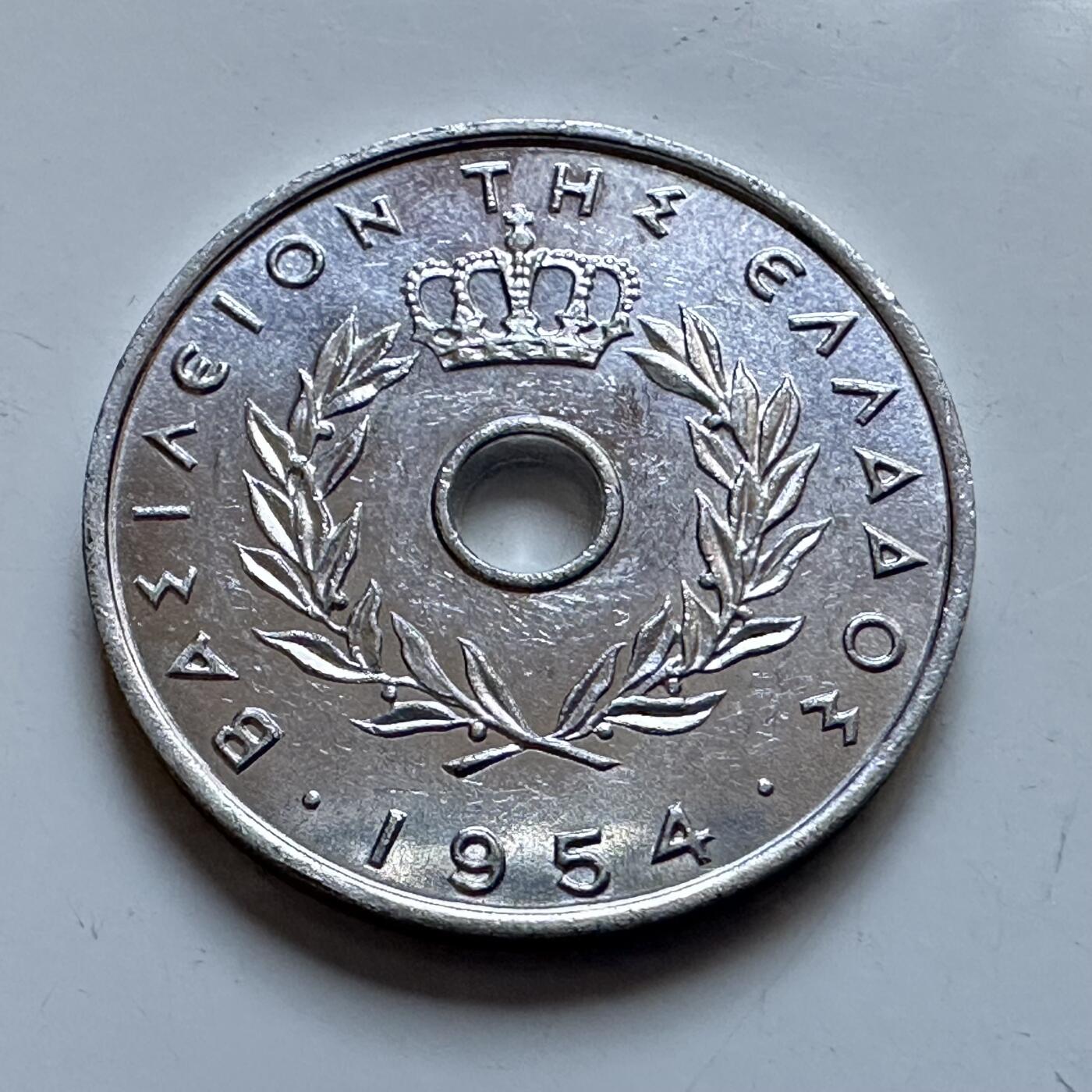 🌹外币初藏🌹🐯2026年第8场  每周二四六晚8️⃣点 接代拍 希腊1954年五雷普塔