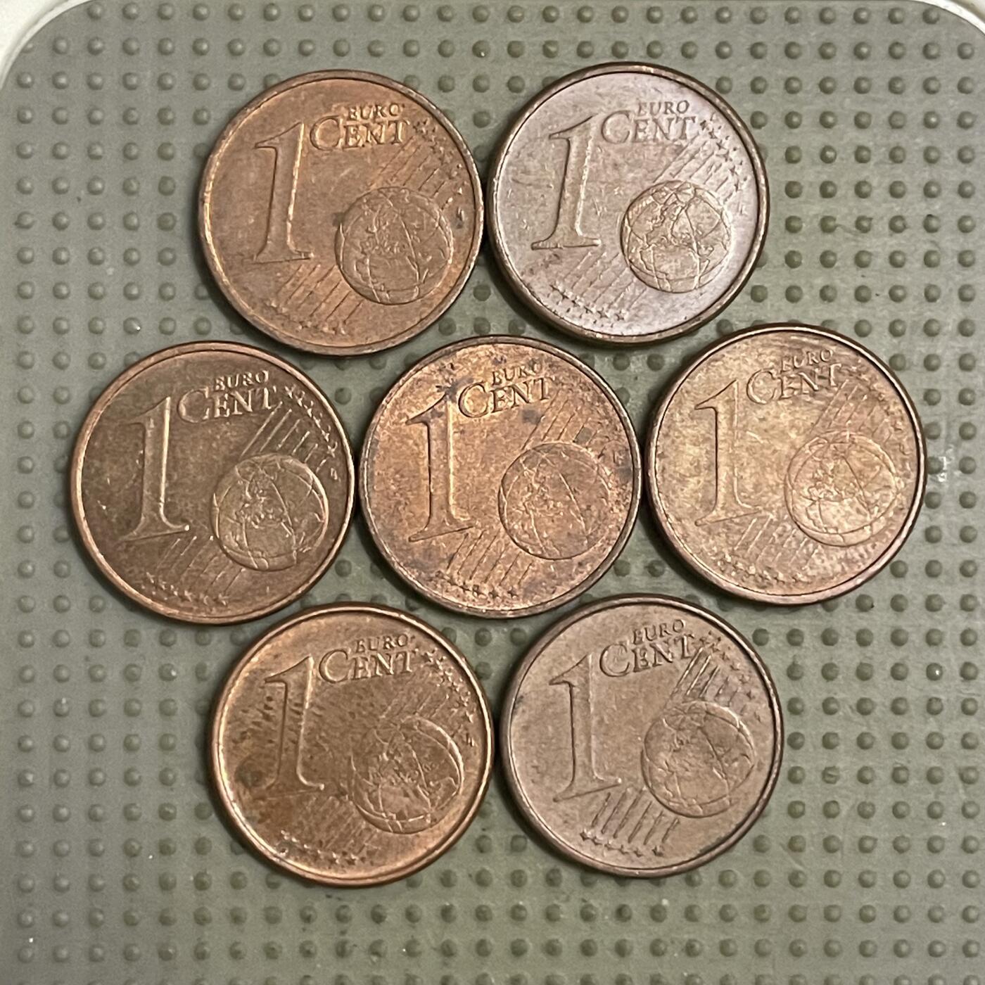 2026年第12场各国散币拍卖（总第162场）16.17两天外出，18号可以发货 1欧分7枚