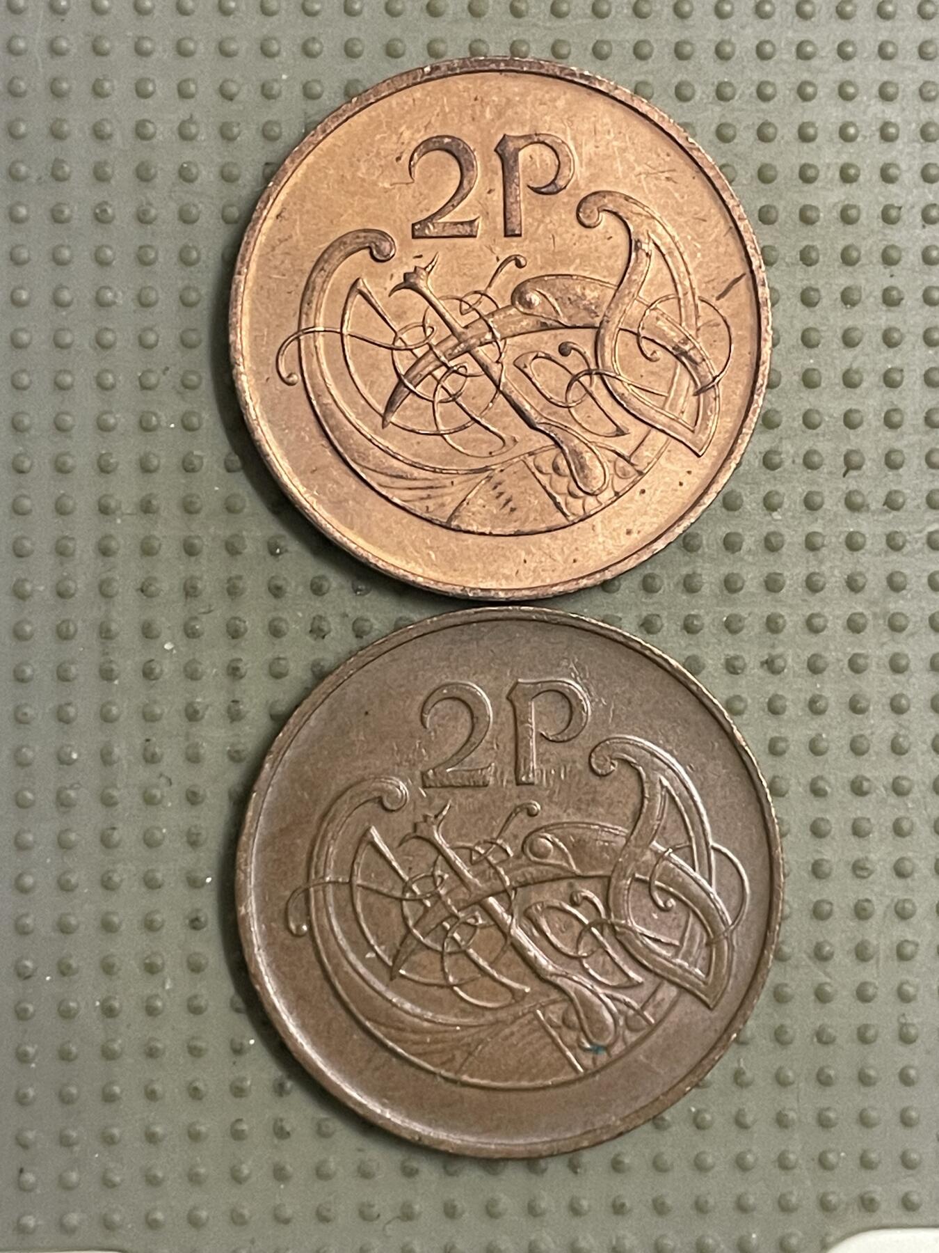 2026年第12场各国散币拍卖（总第162场）16.17两天外出，18号可以发货 爱尔兰2便士2枚