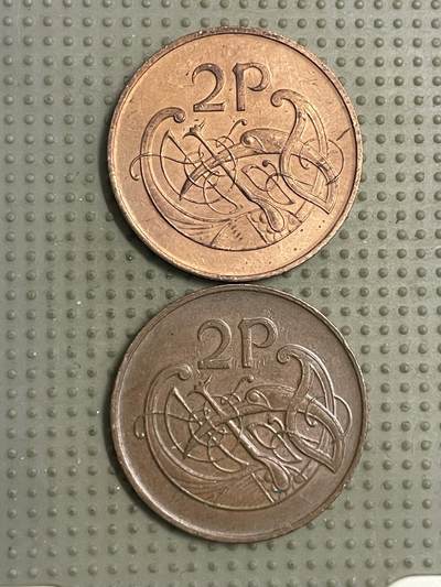 2026年第12场各国散币拍卖（总第162场）16.17两天外出，18号可以发货 - 爱尔兰2便士2枚