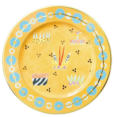 上海拍卖行2025年秋季古董珍玩拍卖会 - BVLGARI & ROSENTHAL设计师定制赏盘(直径:30.8cm,0020/3000,全新,原装盒)